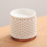 Maxbell Aroma Burner Stylish Ceramic Essential Oil Burner for Balcony Kitchen Garden