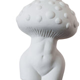 Maxbell Mushroom Lady Body Vase Minimalist Planter Vase for Tabletop Bedroom Outdoor