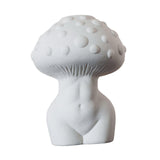 Maxbell Mushroom Lady Body Vase Minimalist Planter Vase for Tabletop Bedroom Outdoor