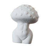 Maxbell Mushroom Lady Body Vase Minimalist Planter Vase for Tabletop Bedroom Outdoor