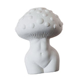 Maxbell Mushroom Lady Body Vase Minimalist Planter Vase for Tabletop Bedroom Outdoor