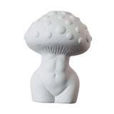 Maxbell Mushroom Lady Body Vase Minimalist Planter Vase for Tabletop Bedroom Outdoor
