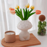 Maxbell Mushroom Lady Body Vase Minimalist Planter Vase for Tabletop Bedroom Outdoor