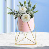 Maxbell Iron Plant Stand Art Display Stand Flower Pot for Multiple Plant Patios Home