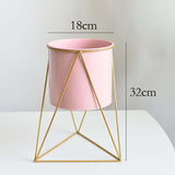 Maxbell Iron Plant Stand Art Display Stand Flower Pot for Multiple Plant Patios Home