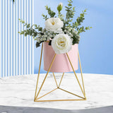 Maxbell Iron Plant Stand Art Display Stand Flower Pot for Multiple Plant Patios Home