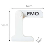 Maxbell Flip Signs Desk Decor Office Gift Crafts Feelings Signs with Emotional Words White