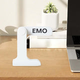 Maxbell Flip Signs Desk Decor Office Gift Crafts Feelings Signs with Emotional Words White