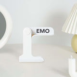 Maxbell Flip Signs Desk Decor Office Gift Crafts Feelings Signs with Emotional Words White