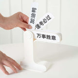 Maxbell Flip Signs Desk Decor Office Gift Crafts Feelings Signs with Emotional Words White