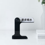 Maxbell Flip Signs Desk Decor Office Gift Crafts Feelings Signs with Emotional Words Black