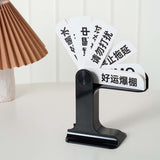 Maxbell Flip Signs Desk Decor Office Gift Crafts Feelings Signs with Emotional Words Black