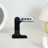 Maxbell Flip Signs Desk Decor Office Gift Crafts Feelings Signs with Emotional Words Black