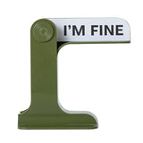 Maxbell Flip Signs Desk Decor Office Gift Crafts Feelings Signs with Emotional Words Green