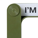 Maxbell Flip Signs Desk Decor Office Gift Crafts Feelings Signs with Emotional Words Green