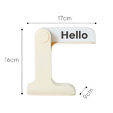 Maxbell Flip Signs Desk Decor Office Gift Crafts Feelings Signs with Emotional Words Milk White