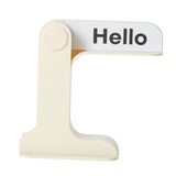 Maxbell Flip Signs Desk Decor Office Gift Crafts Feelings Signs with Emotional Words Milk White