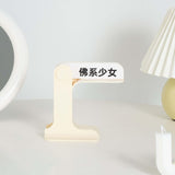 Maxbell Flip Signs Desk Decor Office Gift Crafts Feelings Signs with Emotional Words Milk White