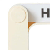 Maxbell Flip Signs Desk Decor Office Gift Crafts Feelings Signs with Emotional Words Milk White