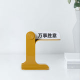 Maxbell Flip Signs Desk Decor Office Gift Crafts Feelings Signs with Emotional Words Yellow