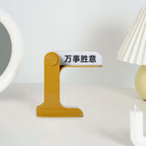 Maxbell Flip Signs Desk Decor Office Gift Crafts Feelings Signs with Emotional Words Yellow