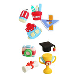 Maxbell Mini Silicone Desk Figurines Art Ornament for Home Living Room Car Dashboard