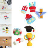 Maxbell Mini Silicone Desk Figurines Art Ornament for Home Living Room Car Dashboard