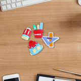 Maxbell Mini Silicone Desk Figurines Art Ornament for Home Living Room Car Dashboard