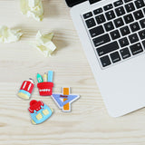 Maxbell Mini Silicone Desk Figurines Art Ornament for Home Living Room Car Dashboard