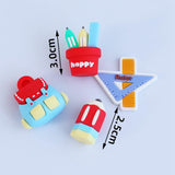 Maxbell Mini Silicone Desk Figurines Art Ornament for Home Living Room Car Dashboard