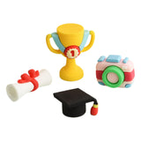 Maxbell Mini Silicone Desk Figurines Art Ornament for Home Living Room Car Dashboard