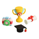 Maxbell Mini Silicone Desk Figurines Art Ornament for Home Living Room Car Dashboard