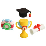 Maxbell Mini Silicone Desk Figurines Art Ornament for Home Living Room Car Dashboard