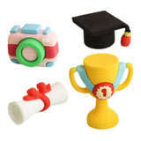 Maxbell Mini Silicone Desk Figurines Art Ornament for Home Living Room Car Dashboard