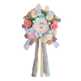 Maxbell Easter Rabbit Wreath Easter Decor Spring Wreath for Front Door Outdoor Porch