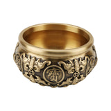 Maxbell Cornucopia Bowl Chinese Fortune Treasure Basin for Living Room Home Desktop