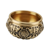 Maxbell Cornucopia Bowl Chinese Fortune Treasure Basin for Living Room Home Desktop