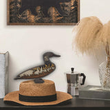 Maxbell Multilayer Carved Duck Silhouette Wood Carved Duck Silhouette for Shelf Home