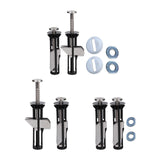 2x Toilet Seat Hinge Screws Replacement Maintenance Tool Toilet Repair Screw M5 without gasket