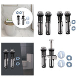 2x Toilet Seat Hinge Screws Replacement Maintenance Tool Toilet Repair Screw M5 without gasket