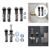 2x Toilet Seat Hinge Screws Replacement Maintenance Tool Toilet Repair Screw M5 without gasket