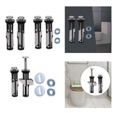 2x Toilet Seat Hinge Screws Replacement Maintenance Tool Toilet Repair Screw M5 without gasket