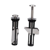 2x Toilet Seat Hinge Screws Replacement Maintenance Tool Toilet Repair Screw M5 without gasket