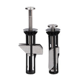 2x Toilet Seat Hinge Screws Replacement Maintenance Tool Toilet Repair Screw M5 without gasket