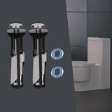 2x Toilet Seat Hinge Screws Replacement Maintenance Tool Toilet Repair Screw M5 with 18mm gasket
