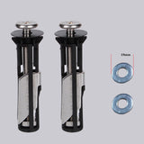 2x Toilet Seat Hinge Screws Replacement Maintenance Tool Toilet Repair Screw M5 with 18mm gasket