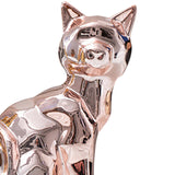 Maxbell Cat Statue Collection Minimalism Desktop Ornament for Cabinet Office Bedroom Rose Gold