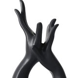 Maxbell Ceramic Hand Flower Vase Modern Unique Flower Vase for Home Bedroom Desktop