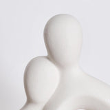 Maxbell Lovers Statue Ceramic Couple Sculpture for Wedding Gifts Engagement Bedroom