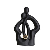 Maxbell Lovers Statue Ceramic Couple Sculpture for Wedding Gifts Engagement Bedroom